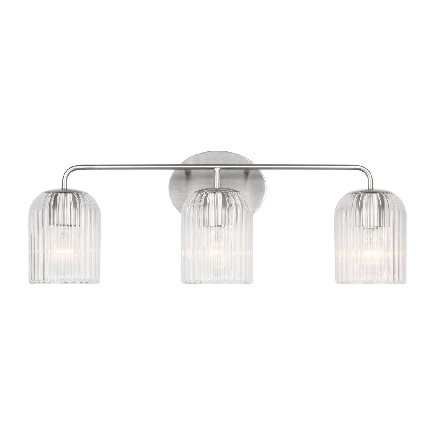 Eisele Three Light Vanity in Brushed Nickel