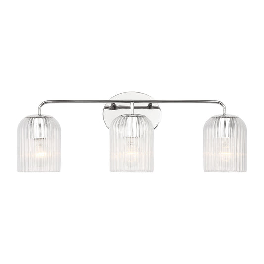 Eisele Three Light Vanity in Chrome