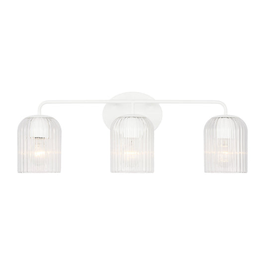 Eisele Three Light Vanity in Matte White