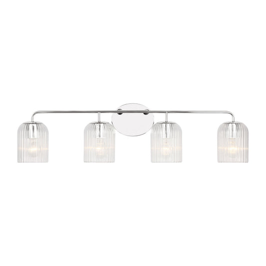 Eisele Four Light Vanity in Chrome