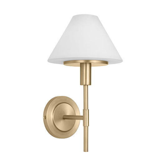 Mendota Wall Sconce in Satin Brass