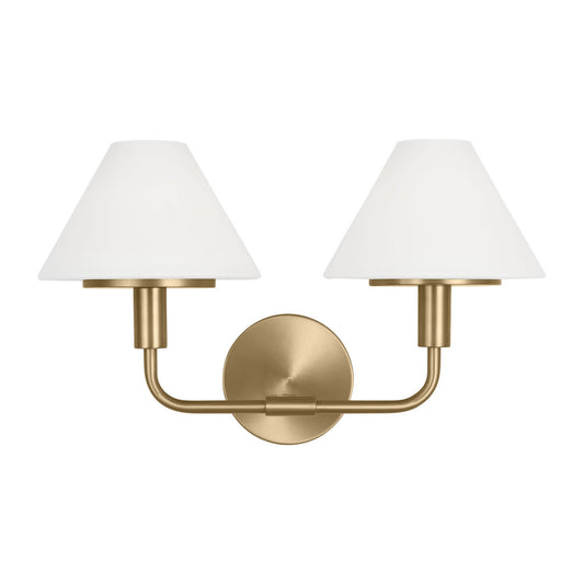 Generation Lighting - GLW1022SB - Wall Sconce - Mendota - Satin Brass