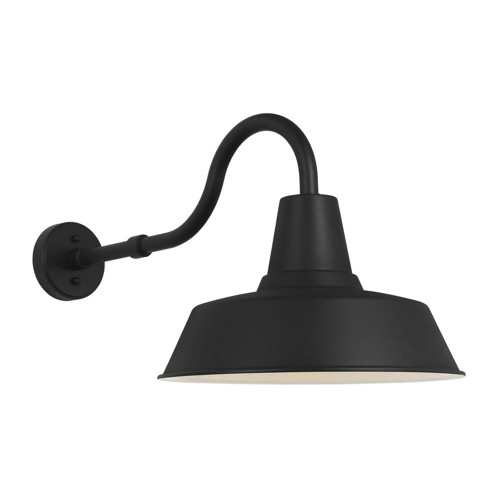Barn Light One Light Wall Lantern in Textured Black