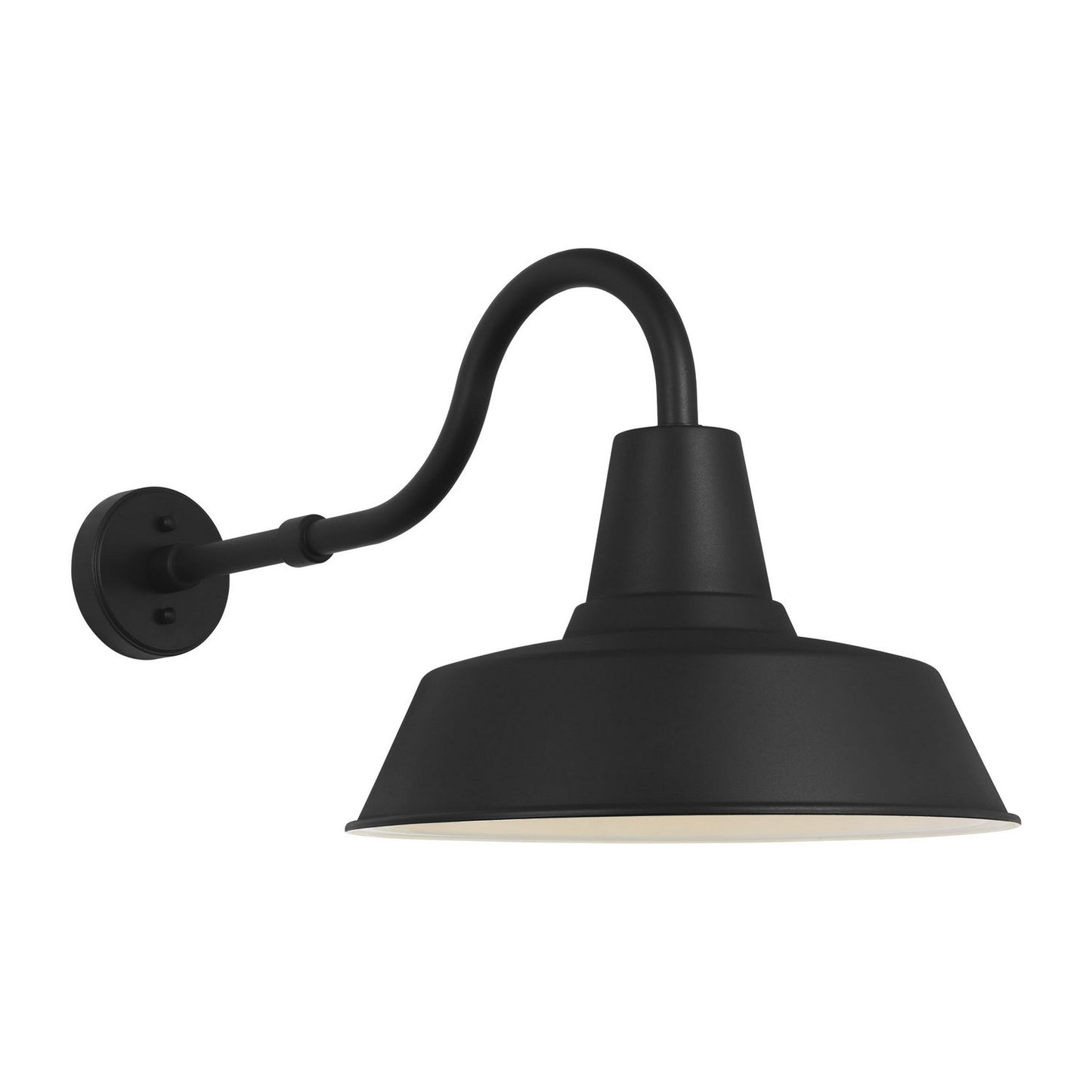 Barn Light One Light Wall Lantern in Textured Black