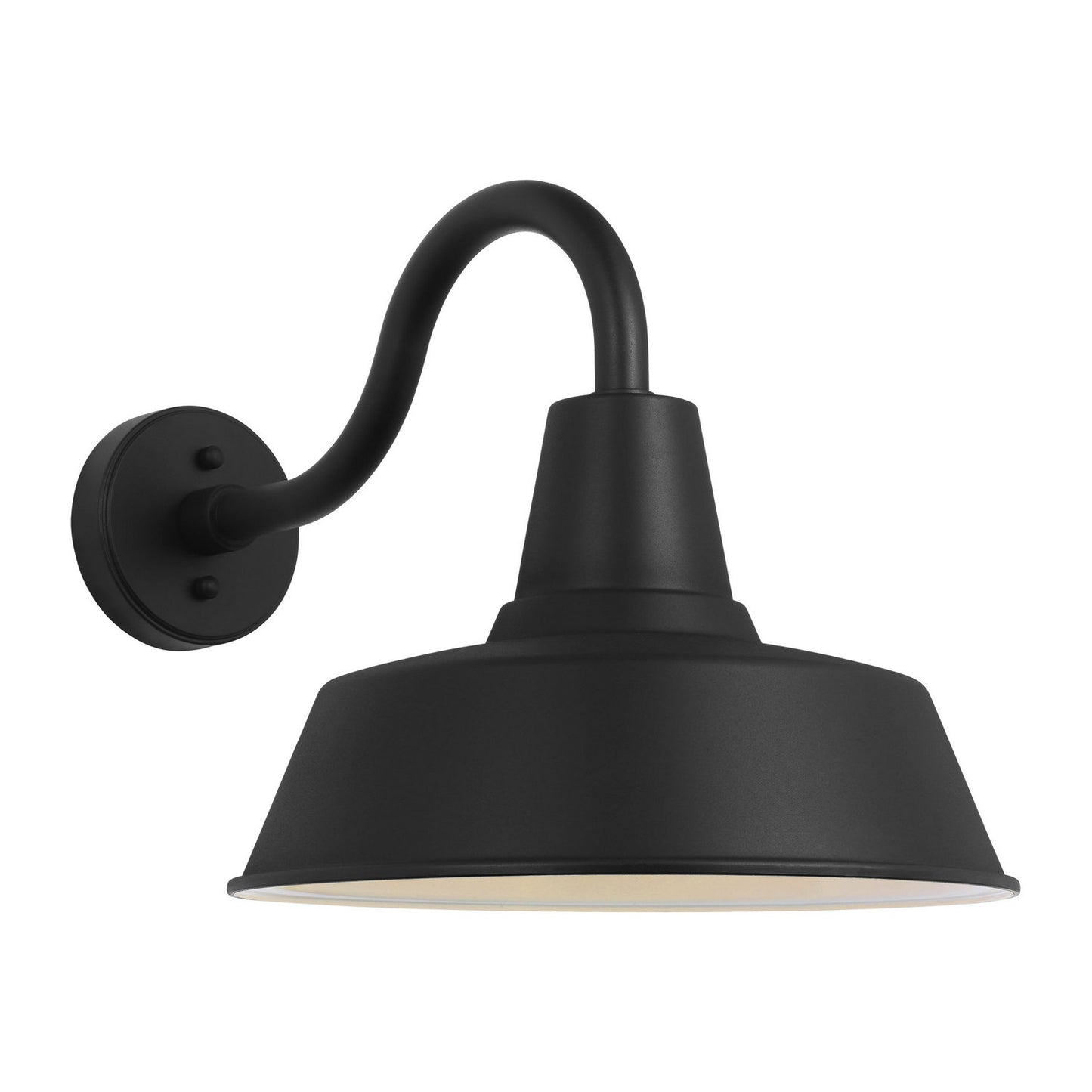 Barn Light One Light Wall Lantern in Textured Black
