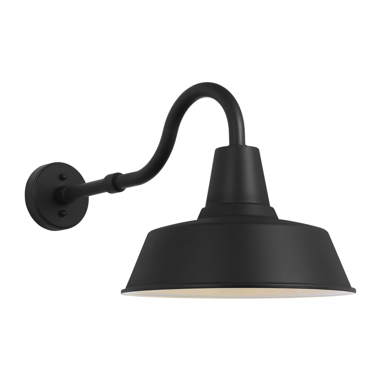Barn Light One Light Wall Lantern in Textured Black