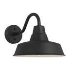 Barn Light One Light Wall Lantern in Textured Black