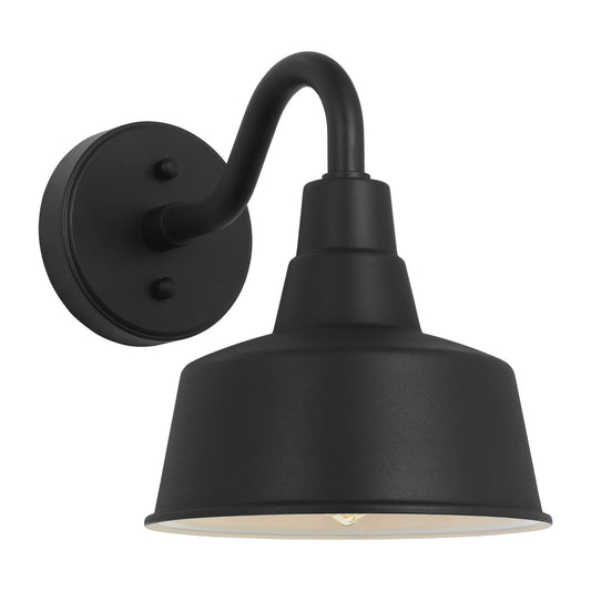 Barn Light One Light Wall Lantern in Textured Black