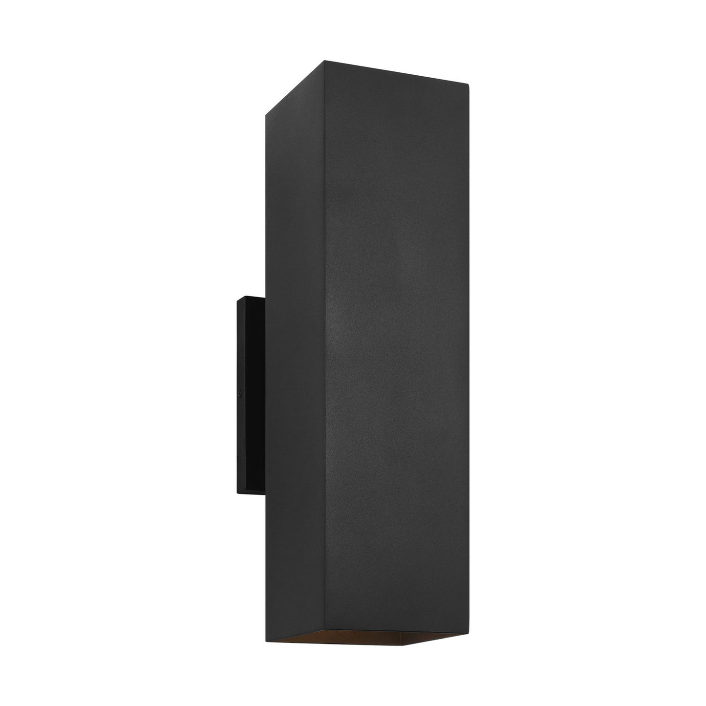 Pohl Two Light Wall Lantern in Textured Black