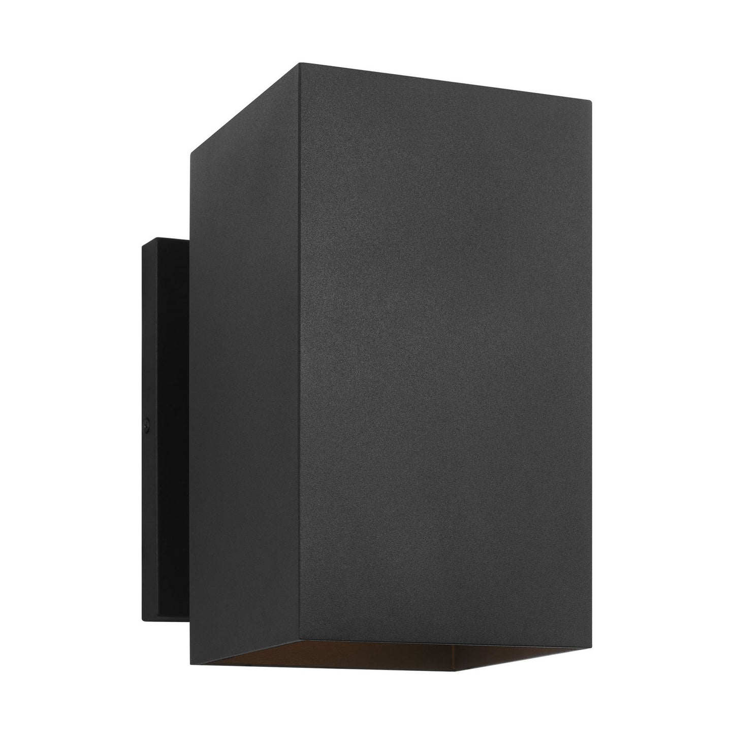 Pohl One Light Wall Lantern in Textured Black