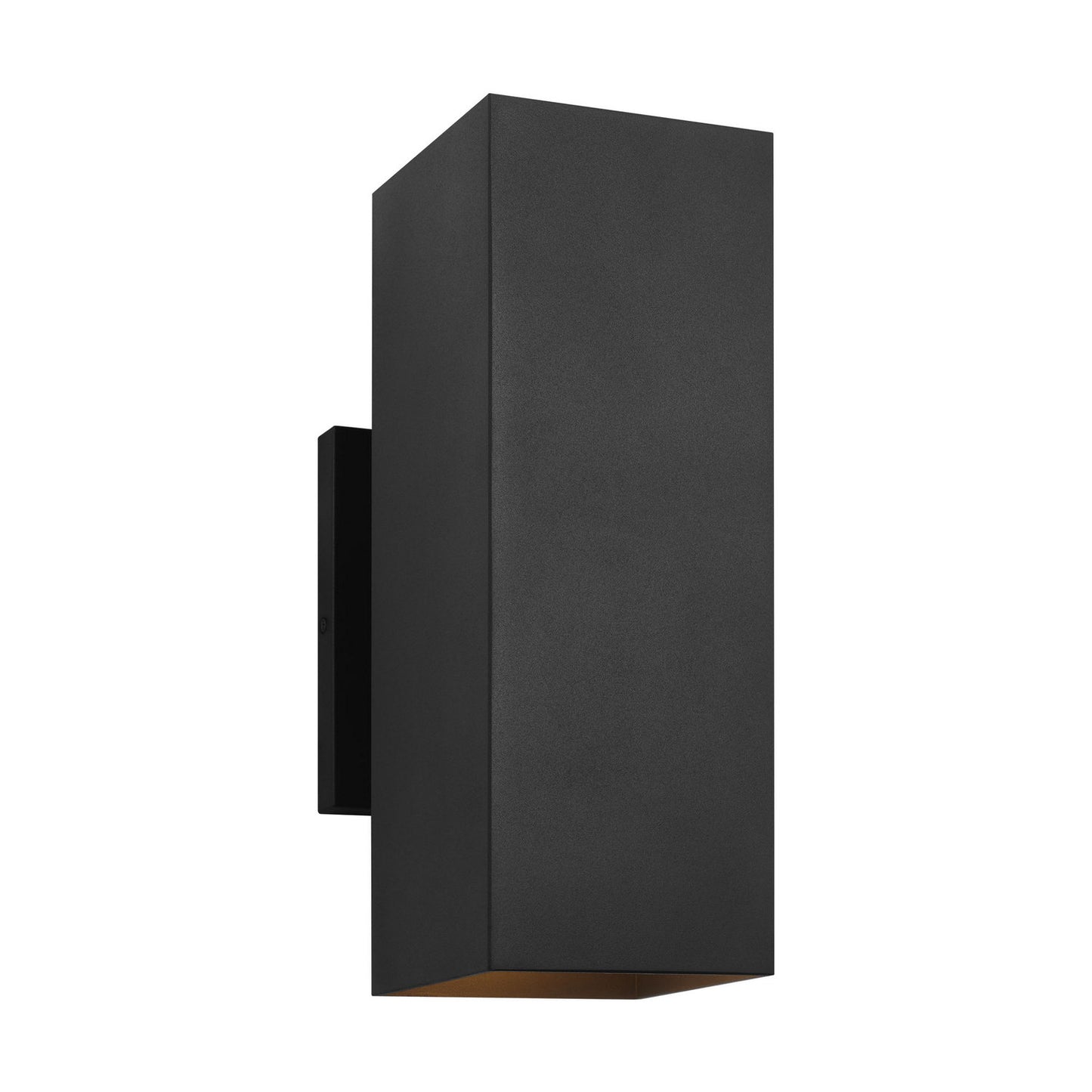 Pohl Two Light Wall Lantern in Textured Black