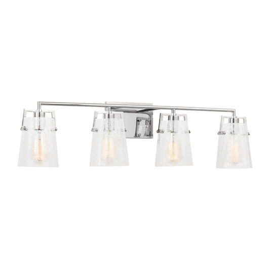 Crofton Four Light Vanity in Chrome