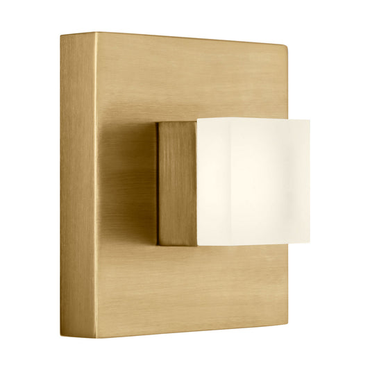 Brander LED Wall Sconce in Satin Brass