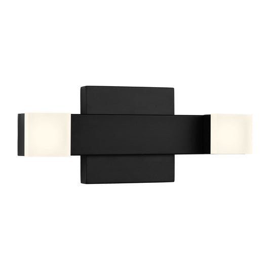 Brander LED Vanity in Midnight Black