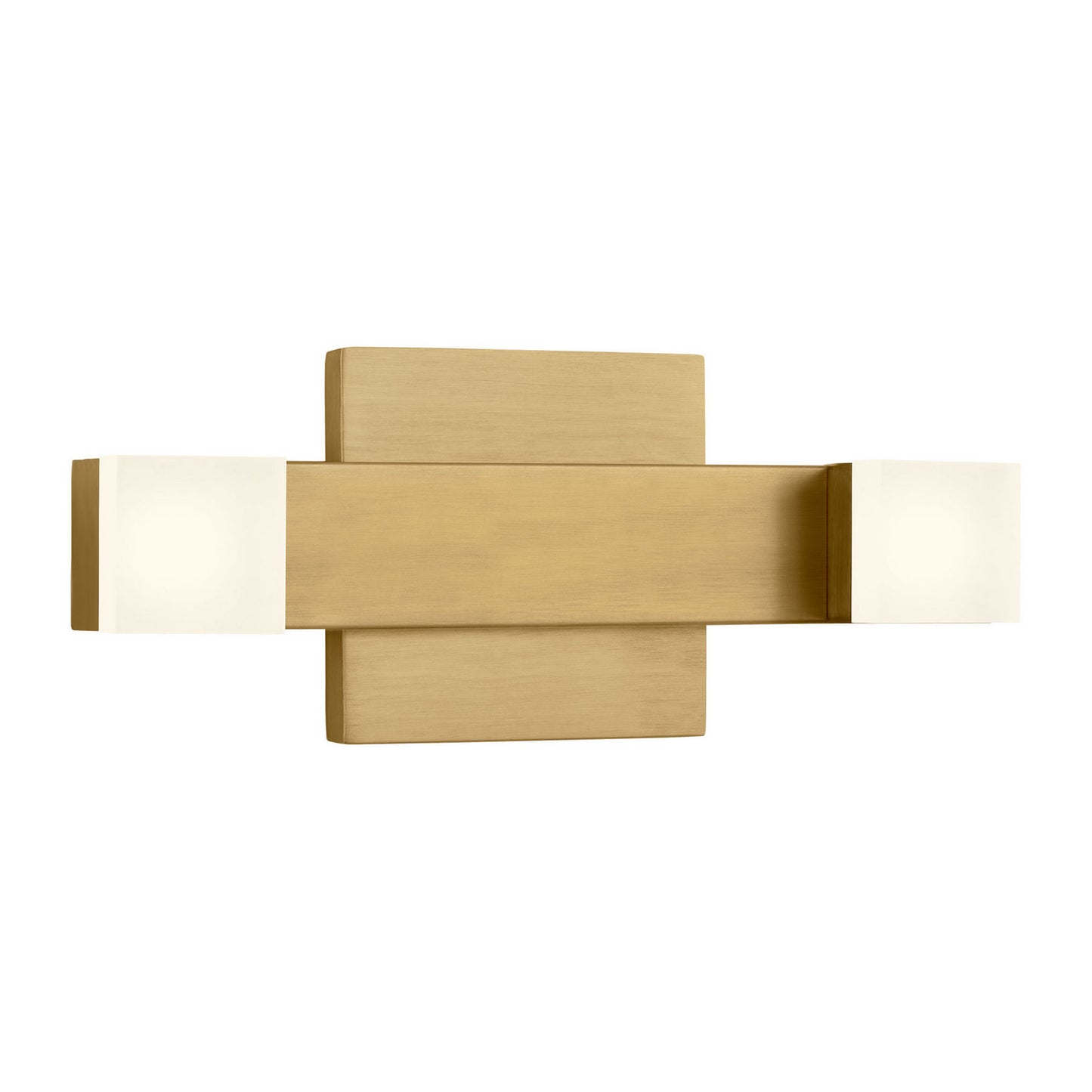 Brander LED Vanity in Satin Brass