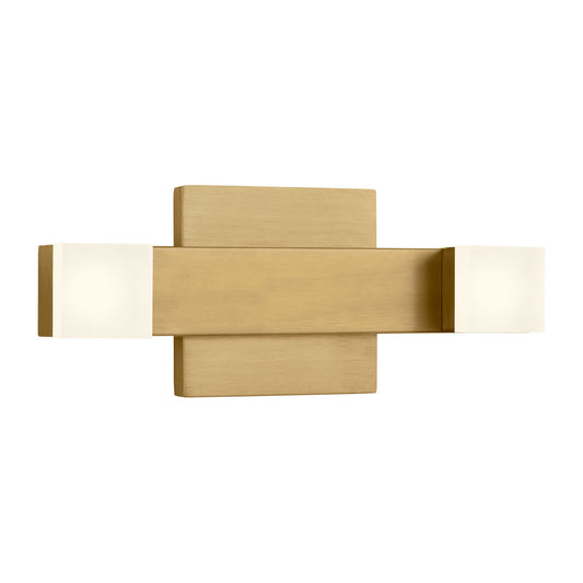 Brander LED Vanity in Satin Brass