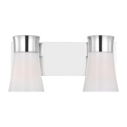 Roy Two Light Vanity in Chrome
