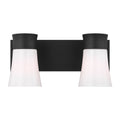 Roy Two Light Vanity in Midnight Black