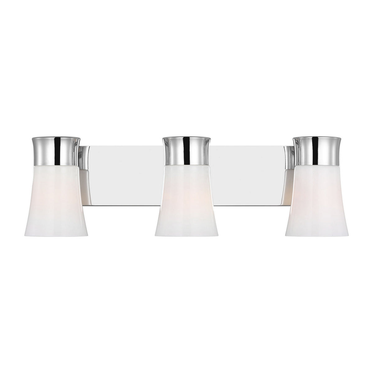 Roy Three Light Vanity in Chrome