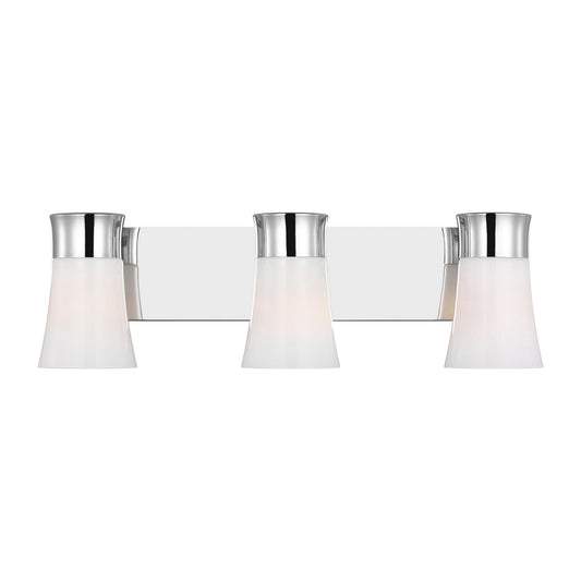 Roy Three Light Vanity in Chrome