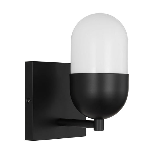 Foster One Light Vanity in Midnight Black