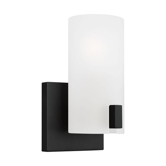 Rhode One Light Vanity in Midnight Black