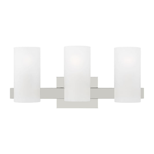 Rhode Three Light Vanity in Chrome