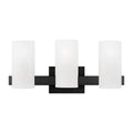 Rhode Three Light Vanity in Midnight Black