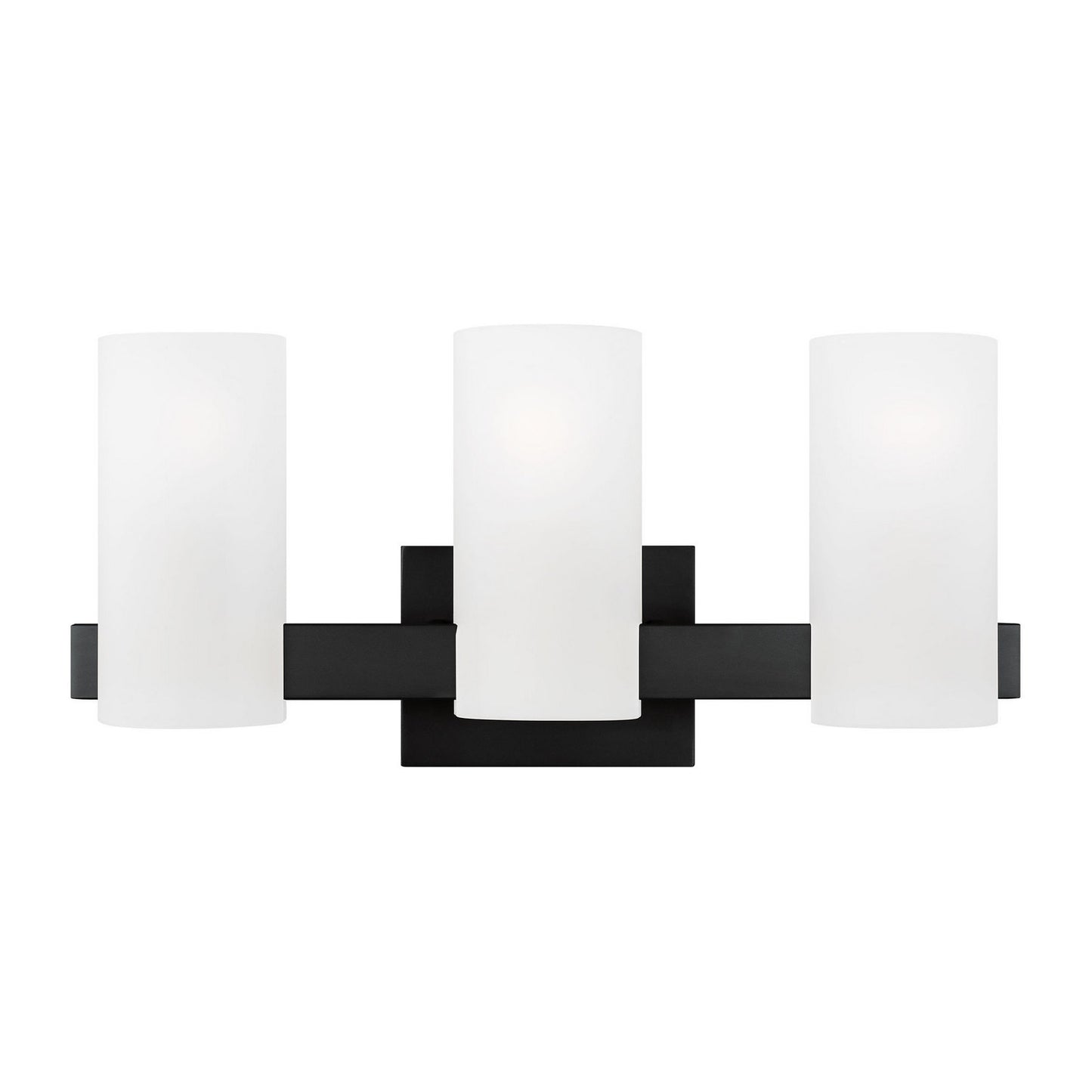 Rhode Three Light Vanity in Midnight Black