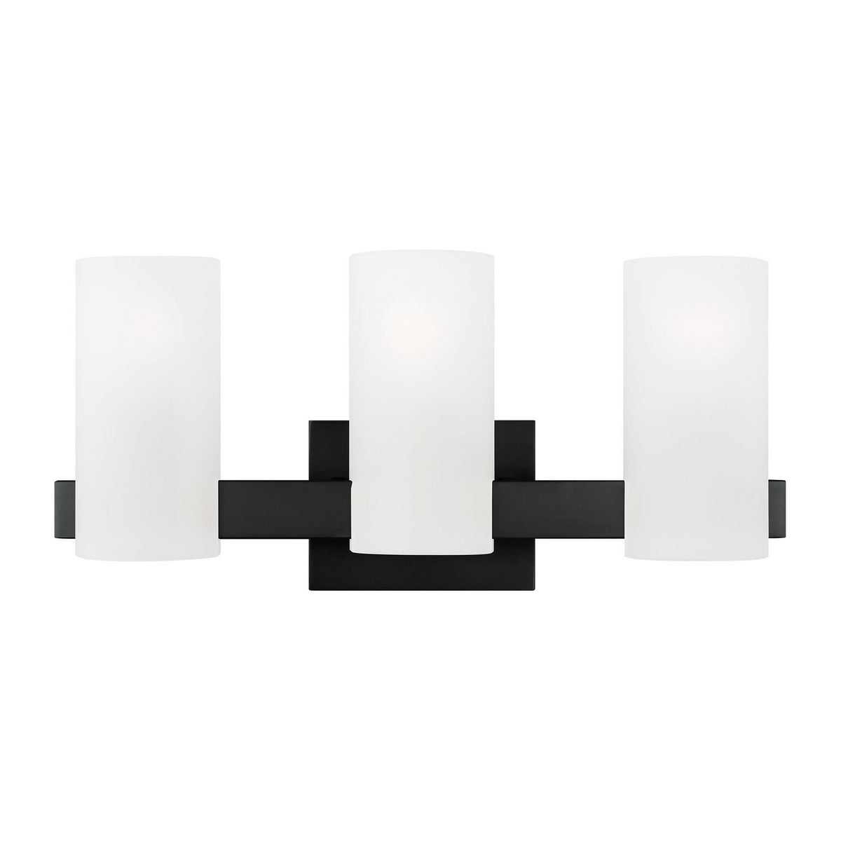 Rhode Three Light Vanity in Midnight Black