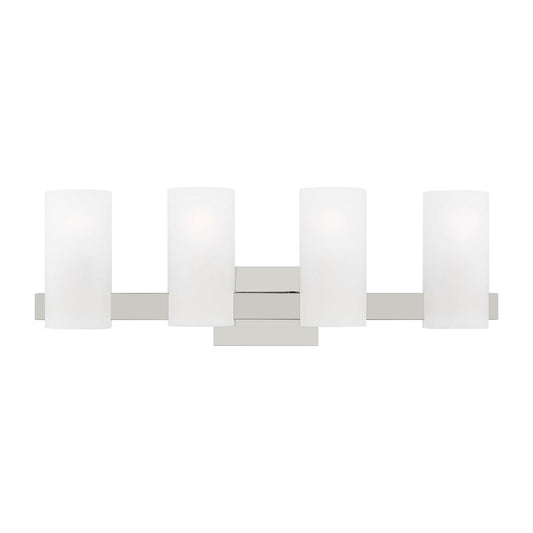 Rhode Four Light Vanity in Chrome