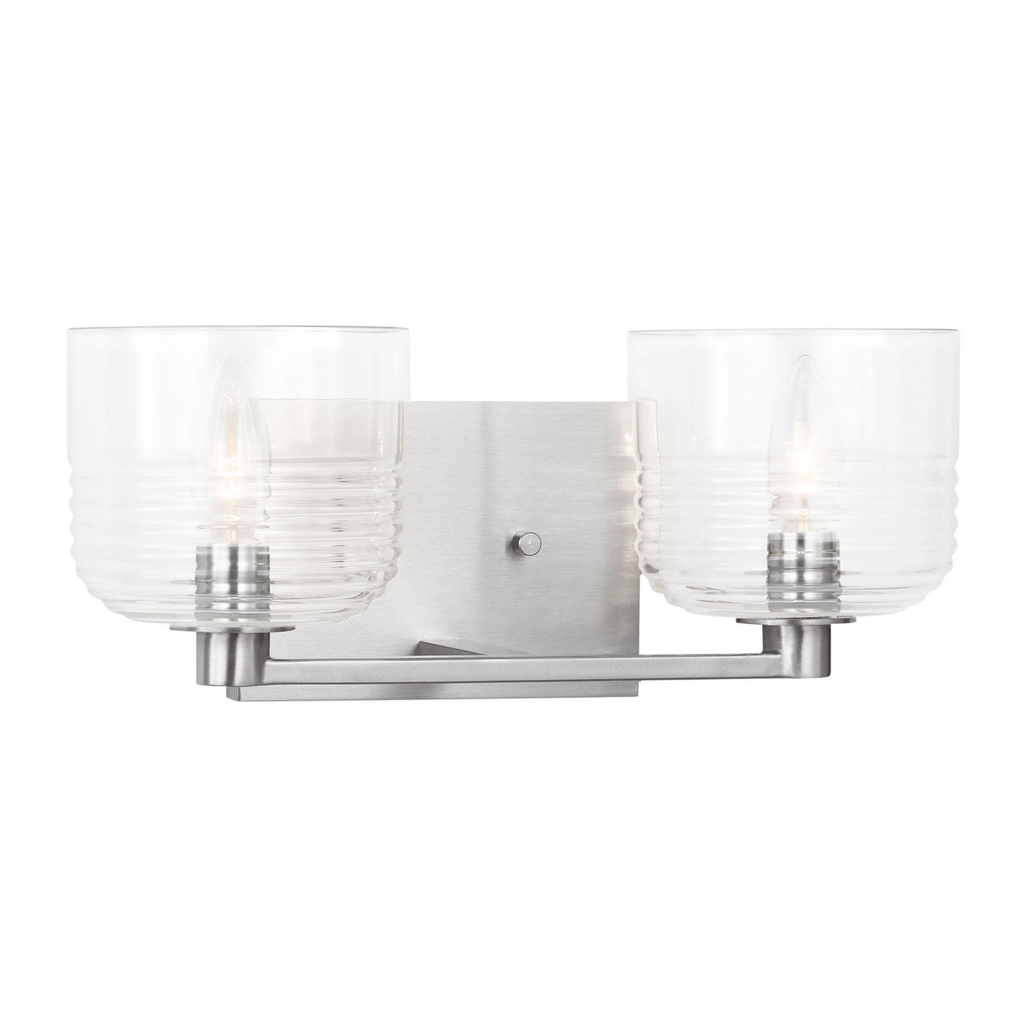 Lochdale Two Light Vanity in Brushed Nickel