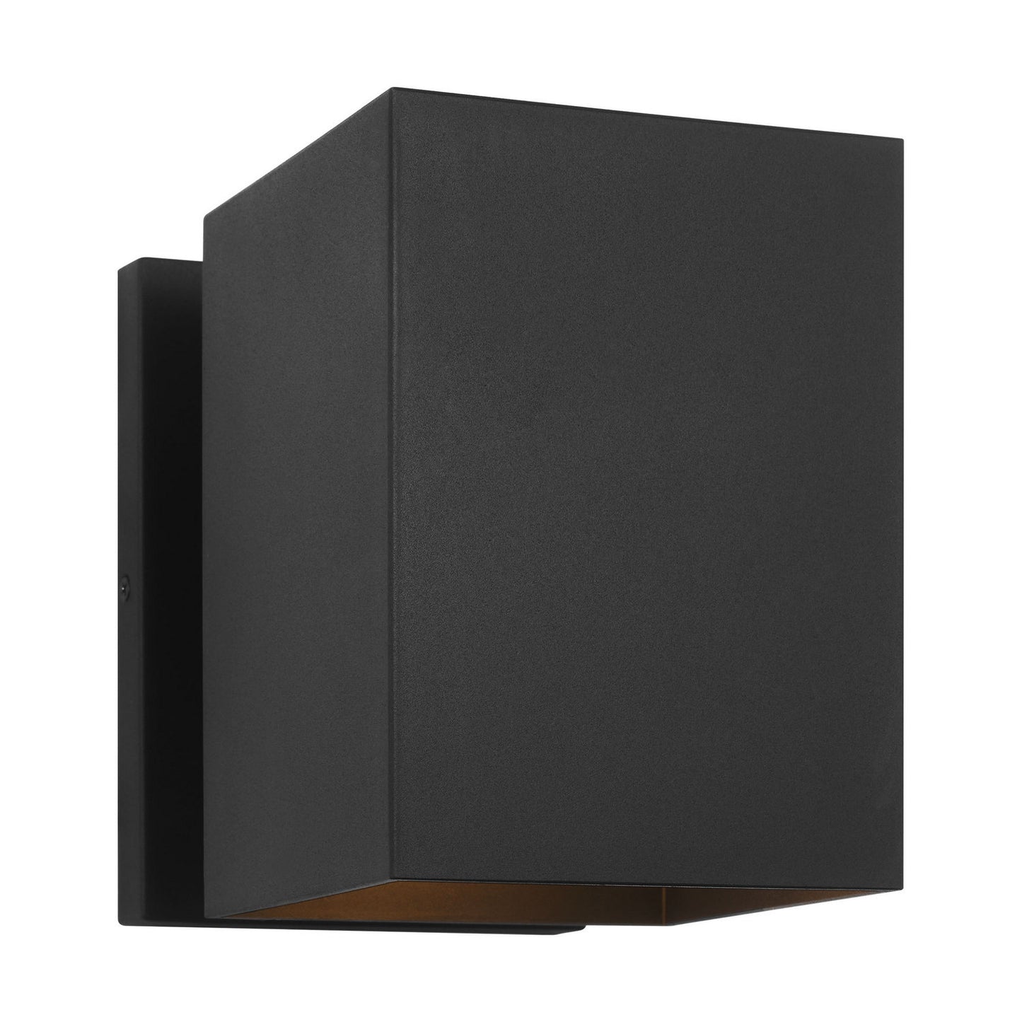 Pohl One Light Wall Lantern in Textured Black