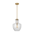Baylor One Light Pendant in Satin Brass