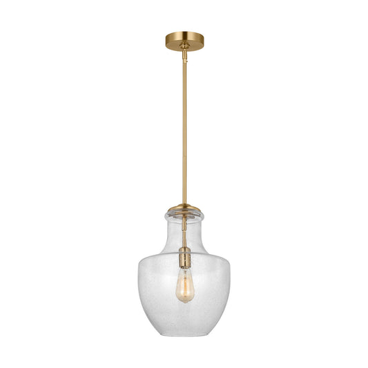 Baylor One Light Pendant in Satin Brass