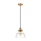 Baskin One Light Pendant in Satin Brass