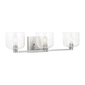 Lochdale Three Light Vanity in Brushed Nickel