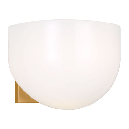 Cheverny One Light Vanity in Burnished Brass