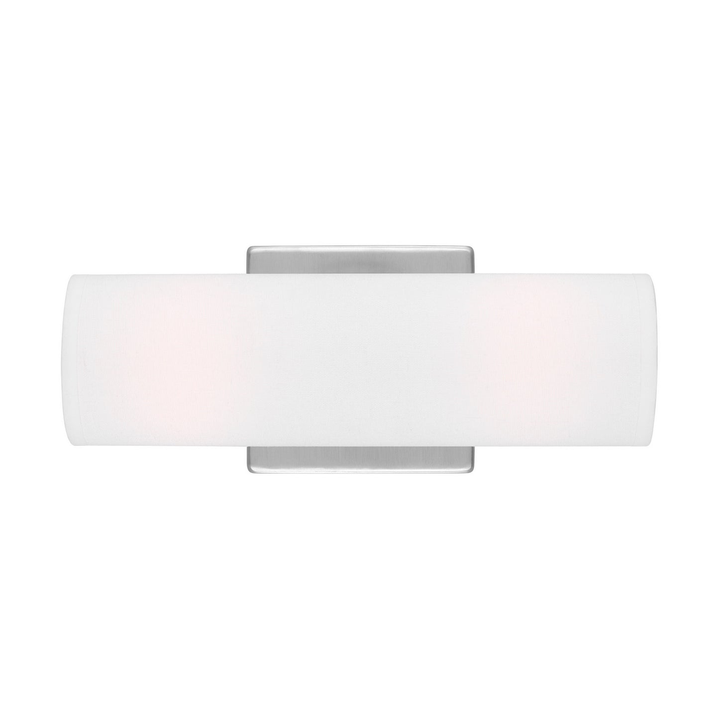 Capalino Two Light Wall Sconce in Brushed Steel