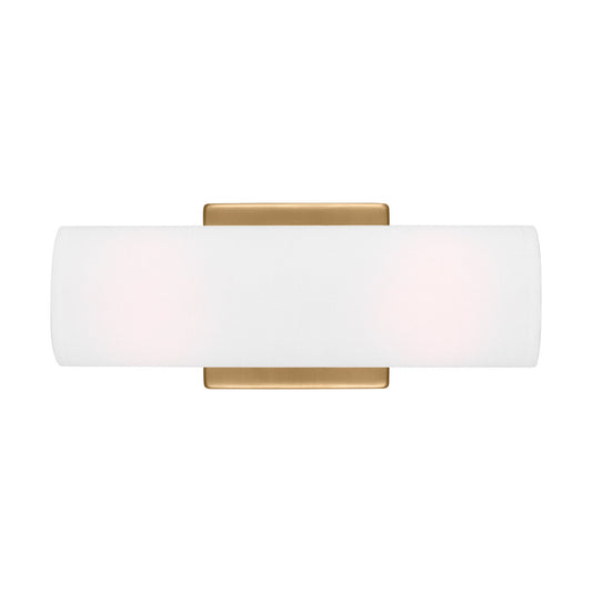 Capalino Two Light Wall Sconce in Satin Brass