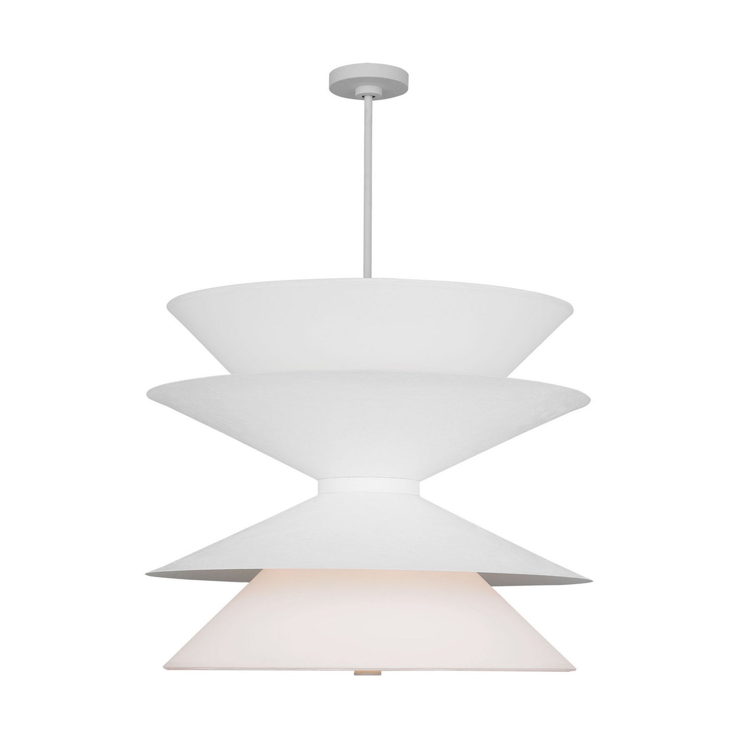 Chambord 12 Light Pendant in Cast Plaster