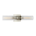 Sarita Two Light Wall Sconce in Brushed Nickel
