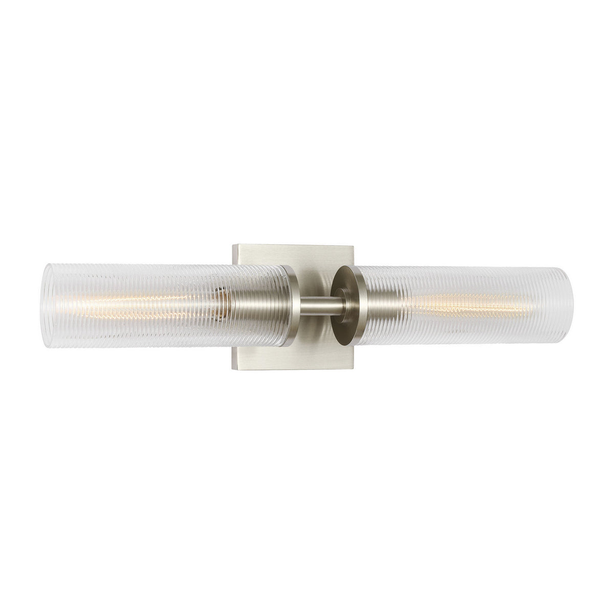 Sarita Two Light Wall Sconce in Brushed Nickel