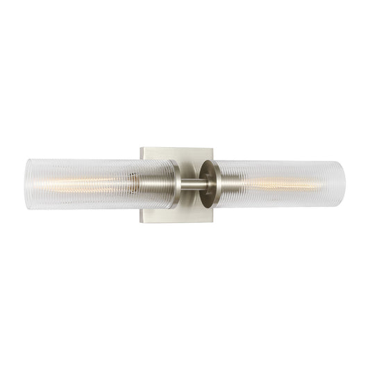 Sarita Two Light Wall Sconce in Brushed Nickel