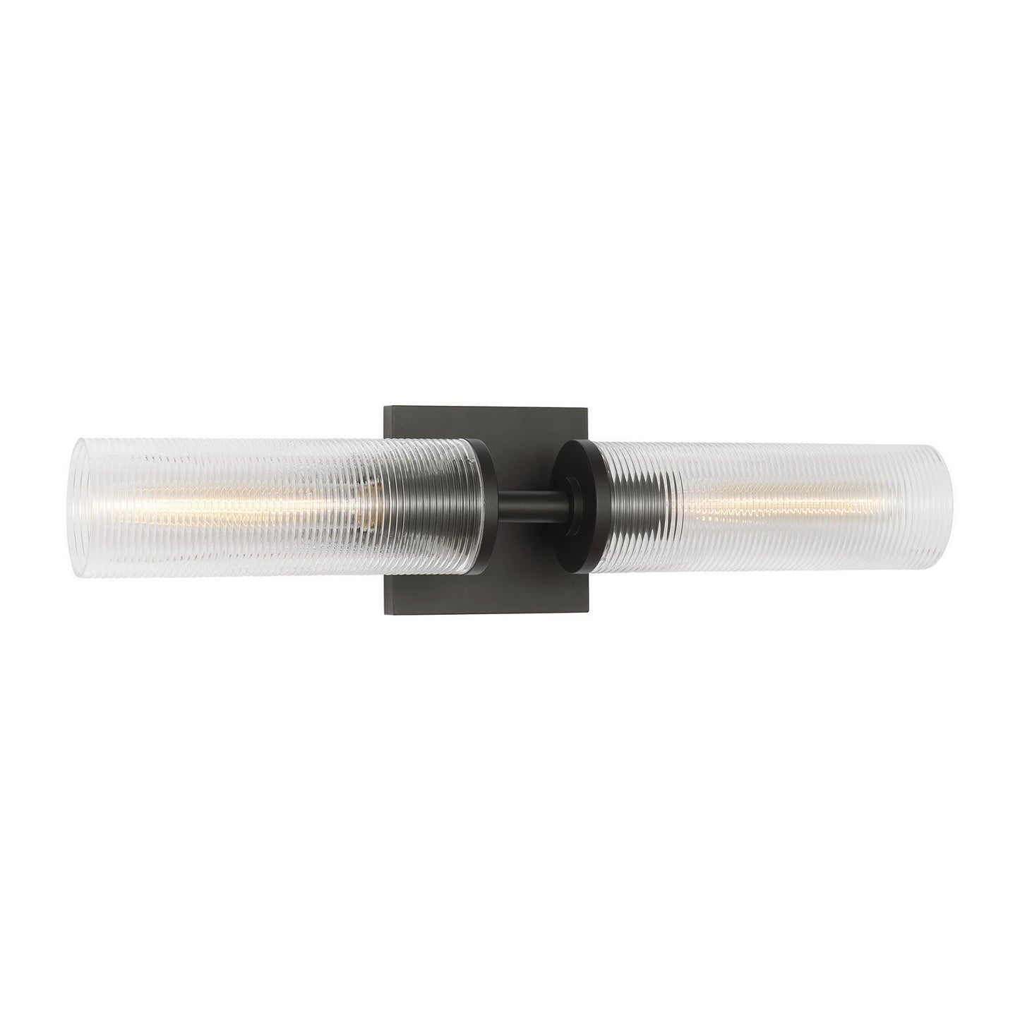 Sarita Two Light Wall Sconce in Midnight Black