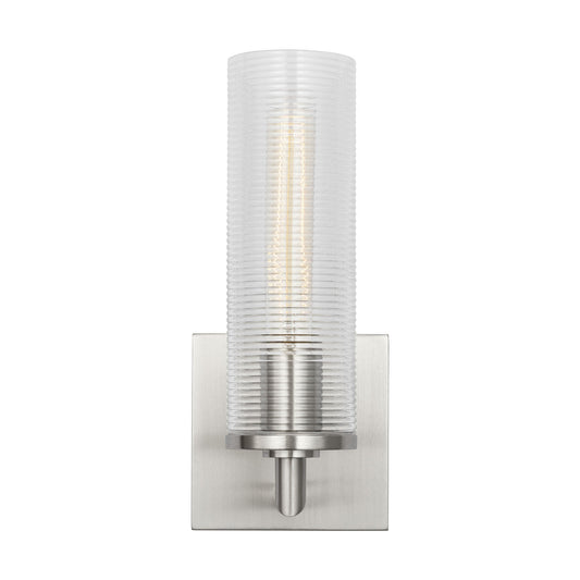 Sarita One Light Wall Sconce in Brushed Nickel