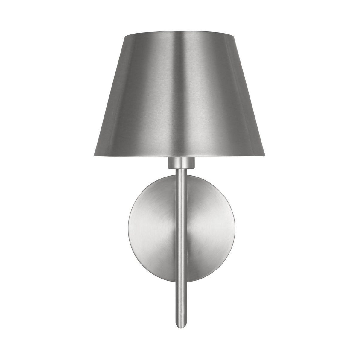 Ender One Light Wall Sconce in Brushed Nickel