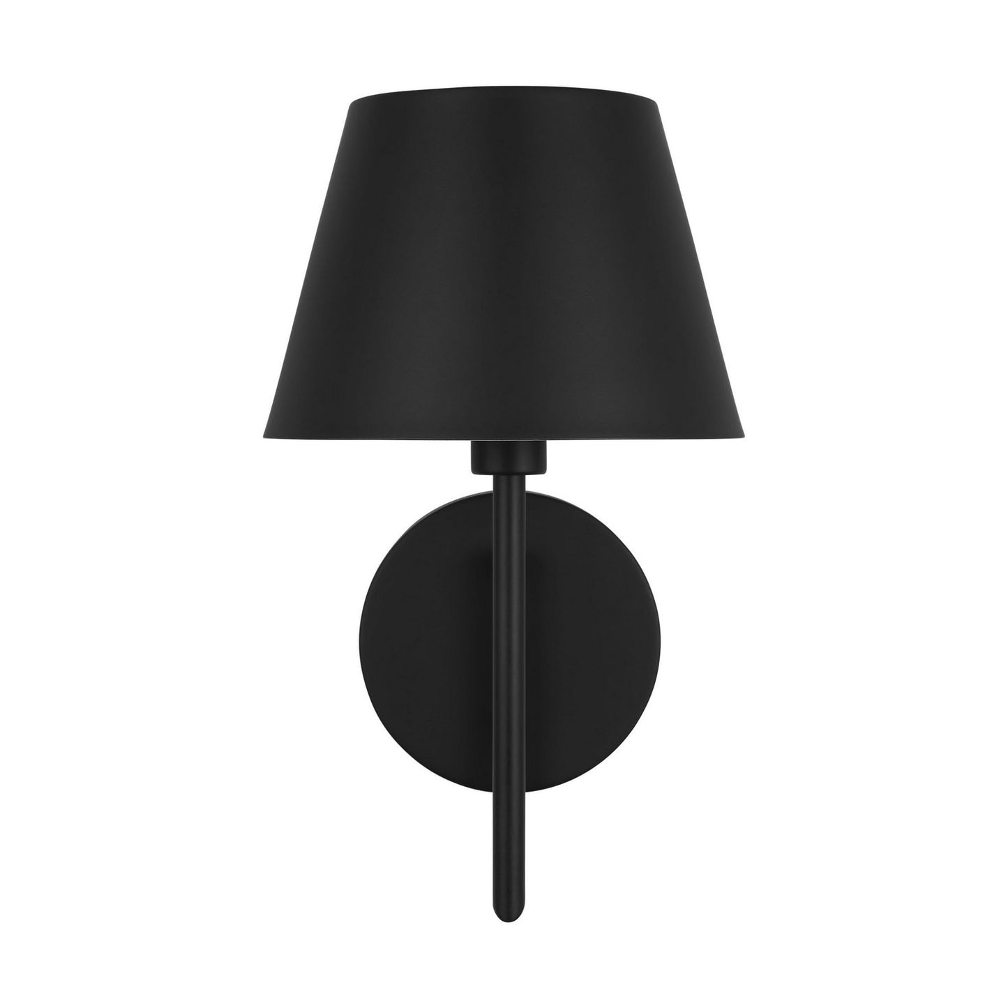 Ender One Light Wall Sconce in Midnight Black