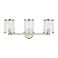 Reynolds Three Light Vanity in Polished Nickel