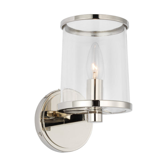 Reynolds One Light Vanity in Polished Nickel